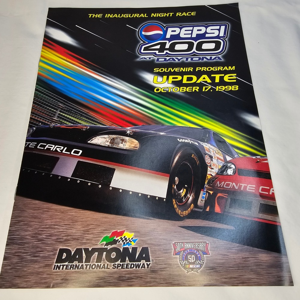 Vintage 1998 Pepsi 400 Daytona Inaugural Night Race NASCAR 50th‎ Anniversary Set - Picture 4 of 16